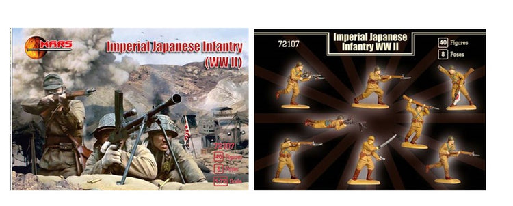 Mars Models 72107 1/72 WWII Imperial Japanese Infantry (40)