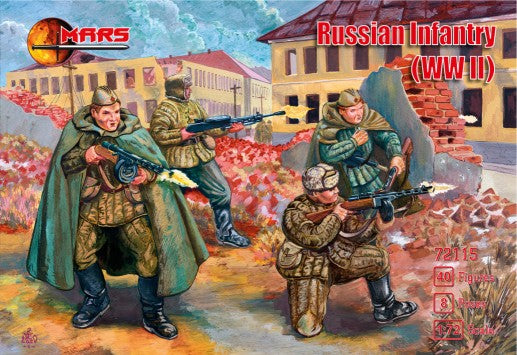 Mars Models 72115 1/72 WWII Russian Infantry (40)