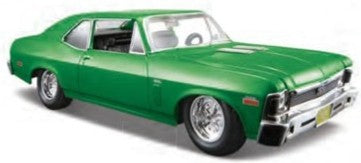 Maisto 31262GRN 1/24 1970 Chevy Nova SS Coupe (Metallic Lime Green)