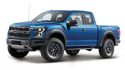 Maisto 31266BLU 1/24 2017 Ford F150 Raptor Pickup Truck (Metallic Blue)