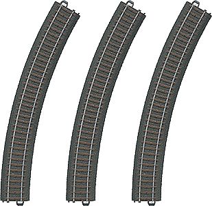 Marklin 20330 HO Scale 3-Rail C Track - My World -- Curved Sections pkg(3) 20-1/4" 51.5cm Radius R3 30-Deg (12 Sections = Circle)