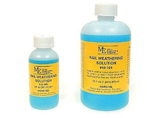 Micro Engineering 49103 All Scale Rail Weathering Solution -- 4oz 118mL