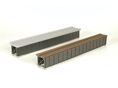 Micro Engineering 75505 HO Scale Deck-Girder Bridge w/Open Deck -- Kit - Scale Length: 85' 25.9m