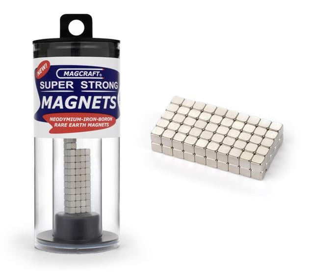 Magcraft Rare Earth 570 1/8" Rare Earth Cube Magnets (100) 