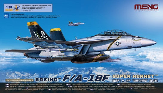 Meng Model Kits LS13 1/48 F/A18F Super Hornet Fighter