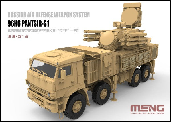 Meng Model Kits SS16 1/35 96K6 Pantsir-S1 Russian Air defense Weapon System (D)