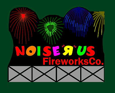 Miller Engineering 9782 All Scale Animated Neon Billboard -- Noise "R" Us Fireworks Co.   Medium 1.5 x 2.3"