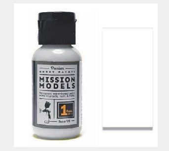 Mission Models Paints S2 1oz Bottle White Acrylic Primer (6/Bx)