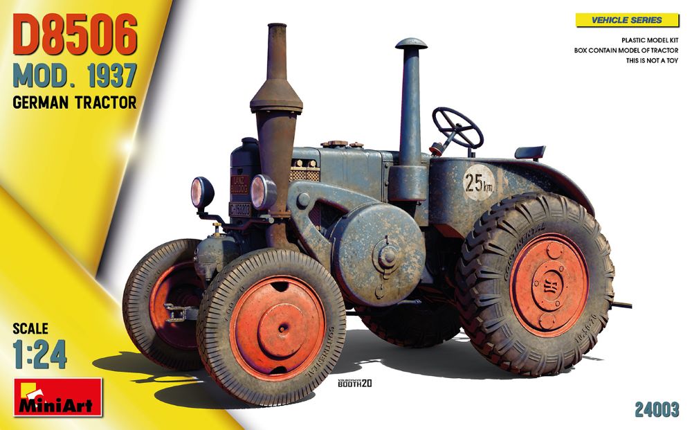 MiniArt 24003 1/24 German D8506 Mod 1937 Tractor