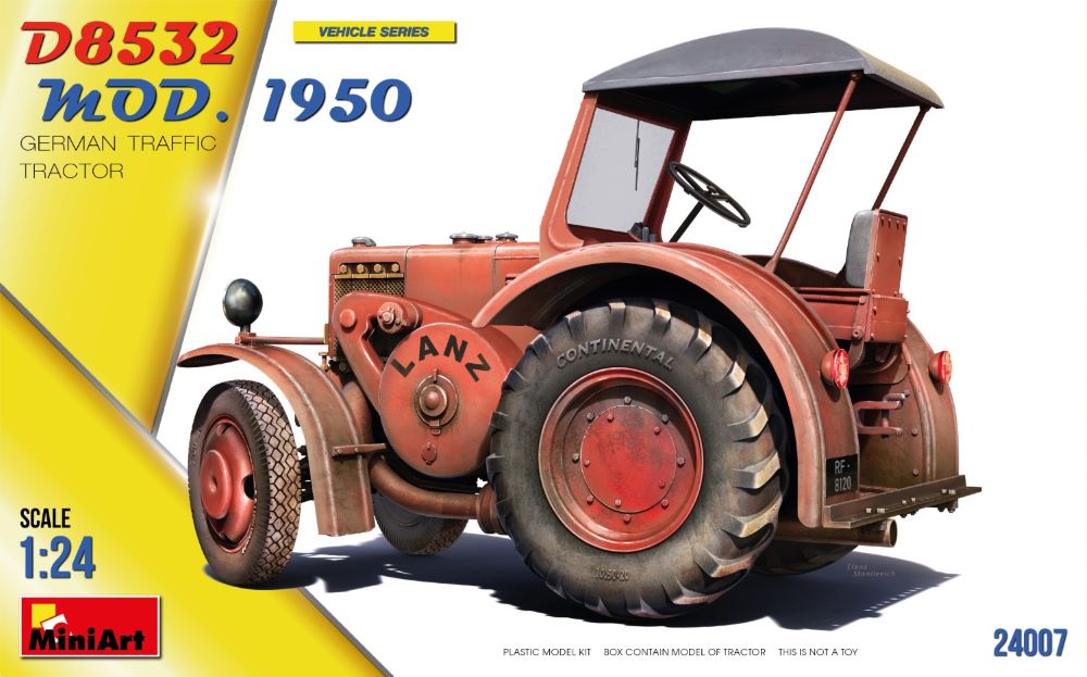 MiniArt 24007 1/24 German D8532 Mod 1950 Traffic Tractor