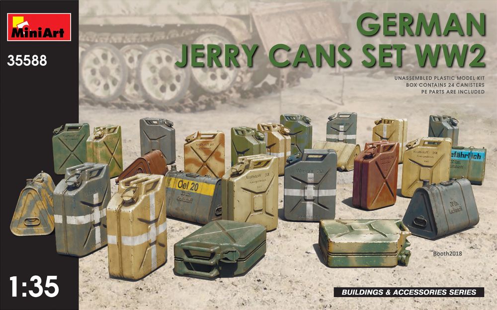 MiniArt 35588 1/35 WWII German Jerry Cans Set (24)