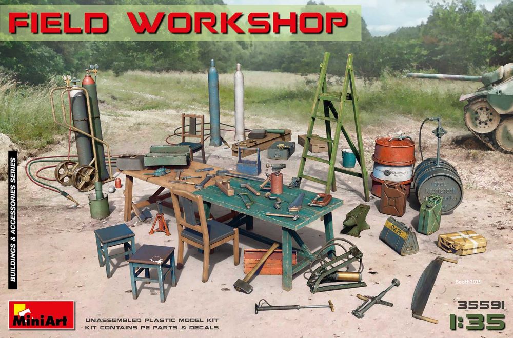 MiniArt 35591 1/35 Field Workshop: Equipment & Tools