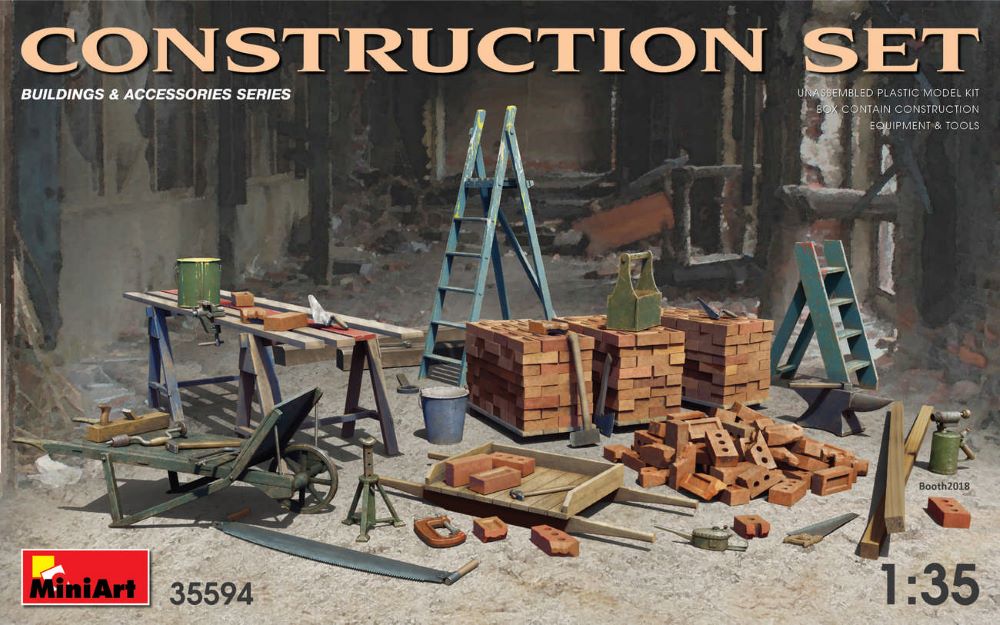 MiniArt 35594 1/35 Construction Set: Equipment & Tools