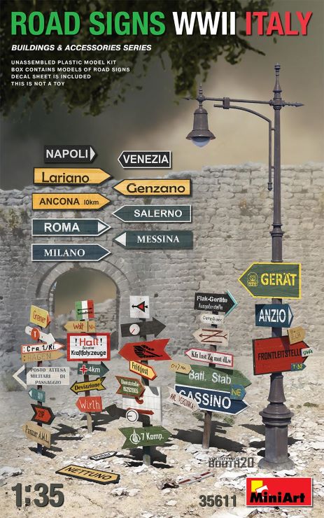 MiniArt 35611 1/35 WWII Italy Road Signs