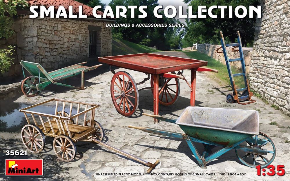 MiniArt 35621 1/35 Small Carts Collection (5)