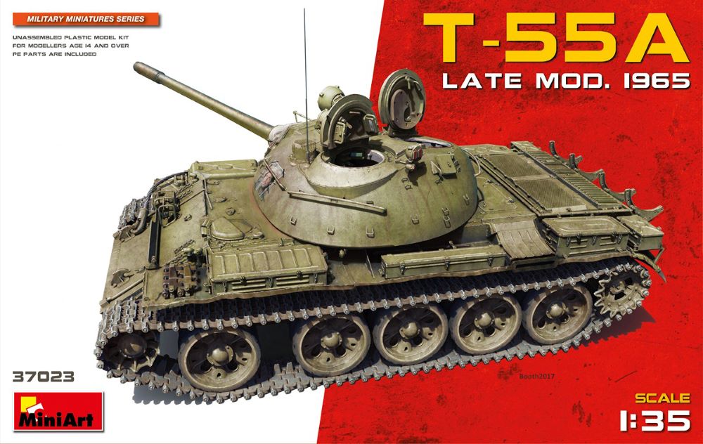 MiniArt 37023 1/35 Soviet T55A Late Mod 1965 Tank
