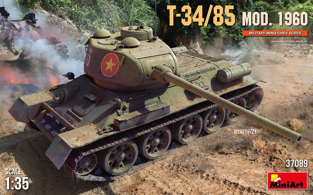 MiniArt 37089 1/35 T34/85 Mod 1960 Tank