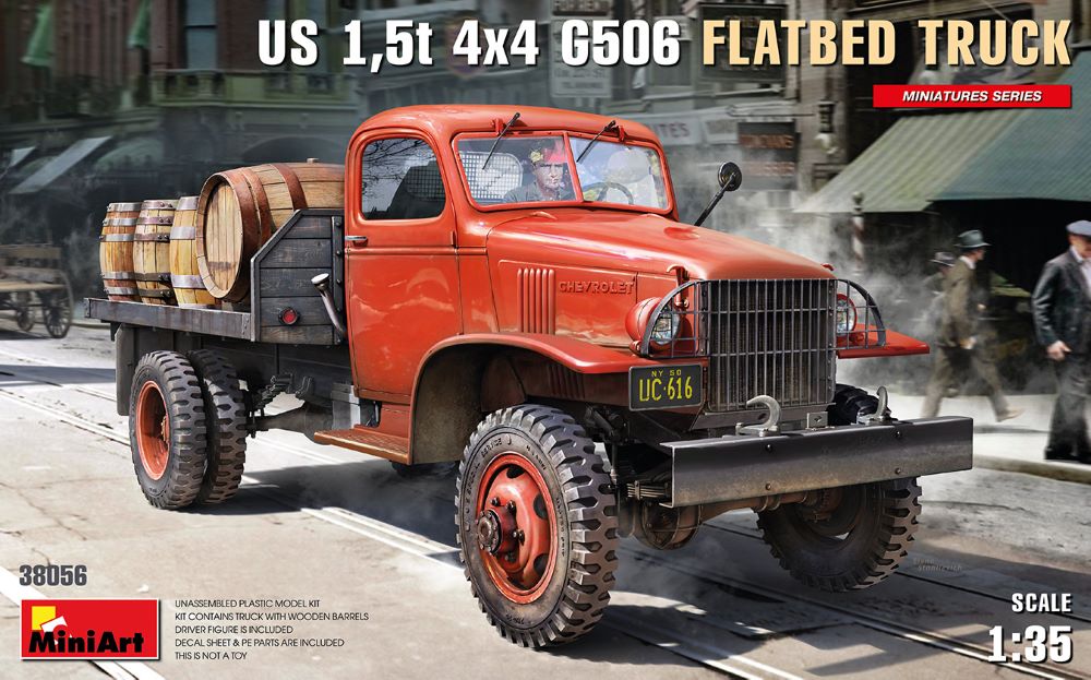 MiniArt 38056 1/35 US G506 1.5-Ton 4x4 Flatbed Truck