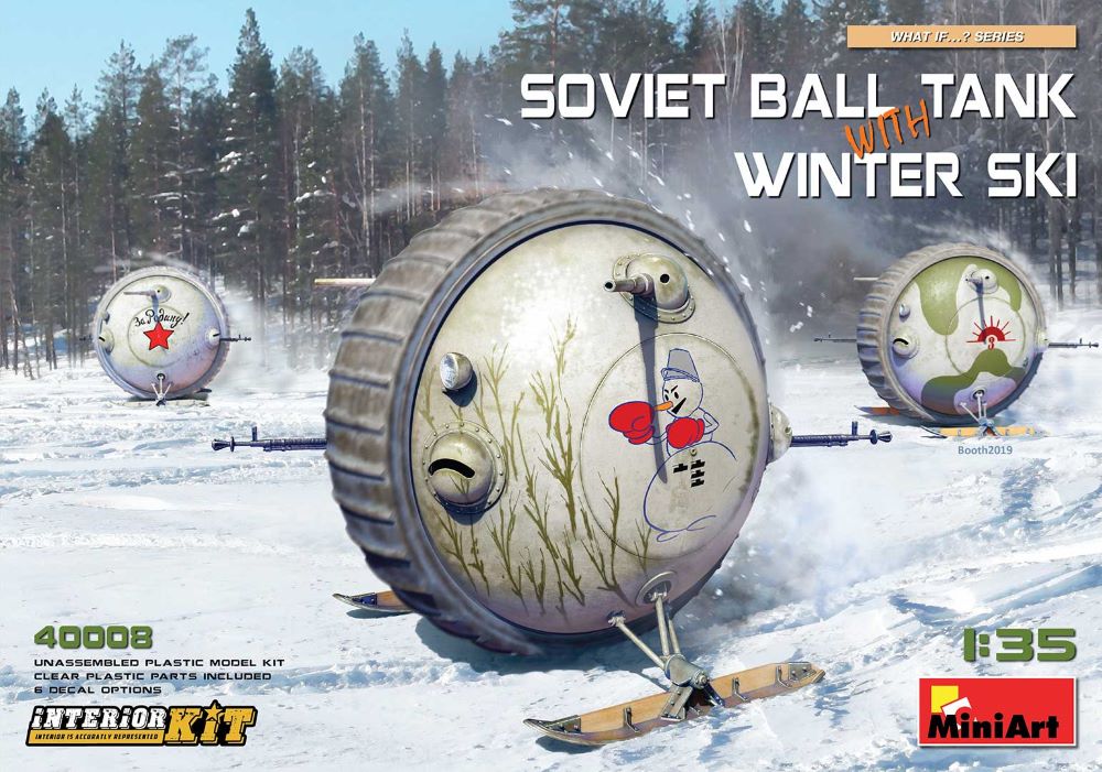 MiniArt 40008 1/35 Soviet Ball Tank w/Winter Ski & Interior