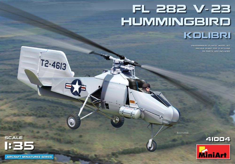 MiniArt 41004 1/35 Flettner FL282V23 Kolibri (Hummingbird) Single-Seat USAF Helicopter 