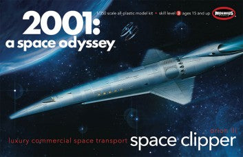 Moebius Models 200112 1/350 2001 Space Odyssey: Orion III Space Clipper Luxury Commercial Space Transport