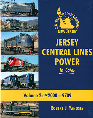 Morning Sun Books 1568 All Scale Jersey Central Lines Power in Color -- Volume 2: #2000-9709 (128 Pages)