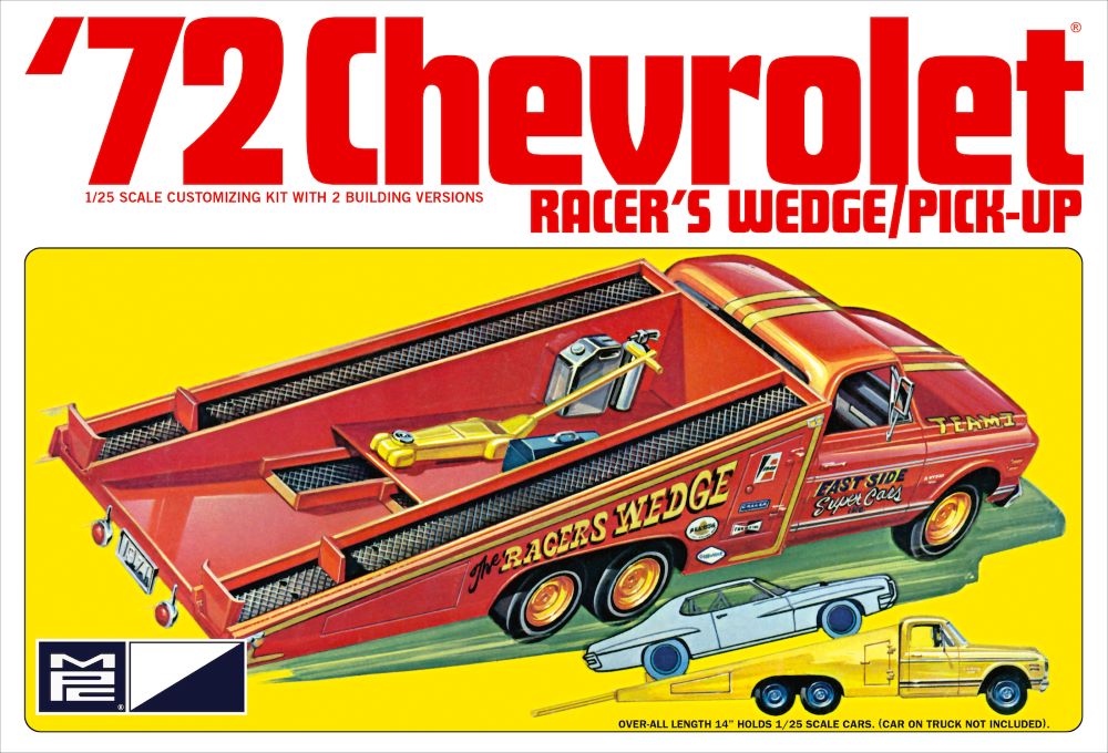 MPC Models 885 1/25 1972 Chevrolet Pickup Truck w/Racer's Wedge Body