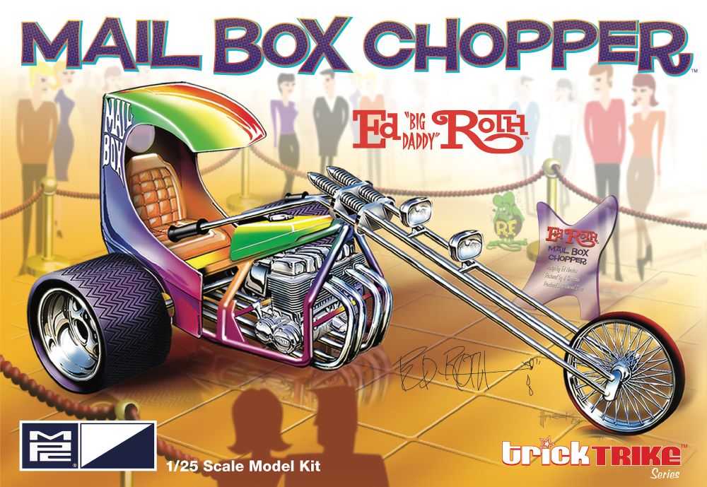 MPC Models 892 1/25 Ed Big Daddy Roth's Mail Box Chopper Custom Trike
