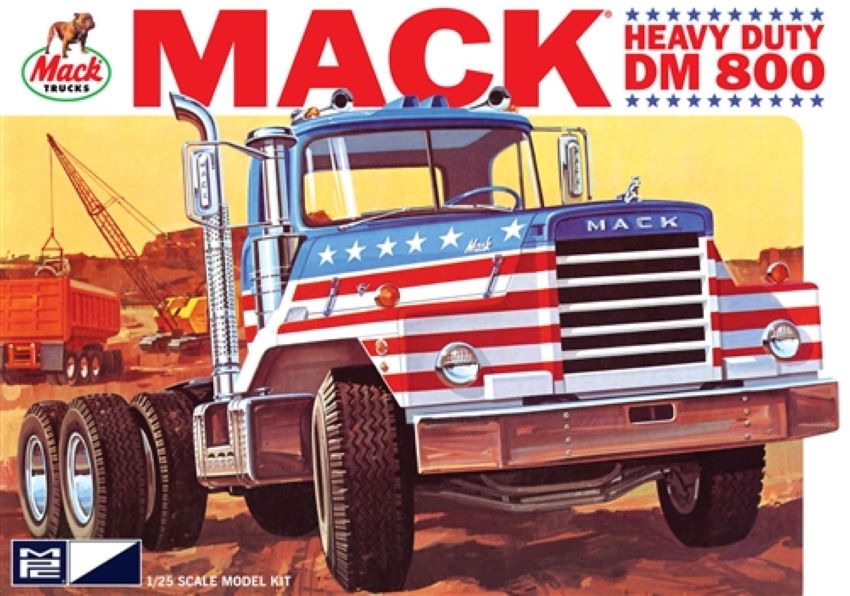 MPC Models 899 1/25 Mack Heavy Duty DM800 Semi Tractor Cab