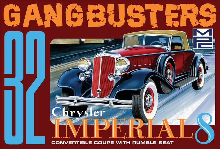 MPC Models 926 1/25 1932 Chrysler Imperial 8 Gangbusters Convertible Coupe