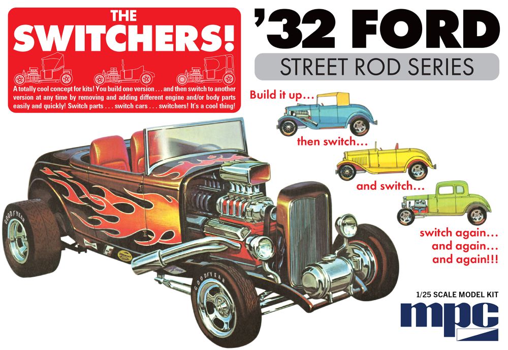 MPC Models 992 1/25 1932 Ford Street Rod Series Switchers