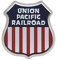 Microscale 10002 All Scale Embossed Die-Cut Metal Sign -- Union Pacific