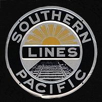 Microscale 10005 All Scale Embossed Die-Cut Metal Sign -- Southern Pacific