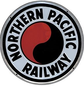Microscale 10013 All Scale Embossed Die-Cut Metal Sign -- Northern Pacific