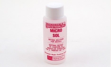 Microscale MI-2: Decal products Microsol decal liquid Red bottle 1