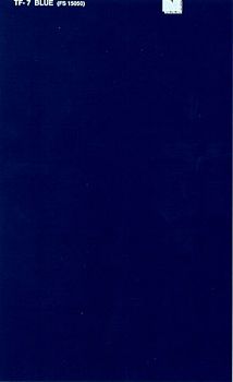 Microscale 7 All Scale Trim Film Solid Color Decal Sheet -- Dark Blue