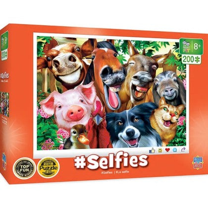 Masterpieces Puzzles 11914 Selfies: Barnyard Besties Animals Puzzle (200pc)