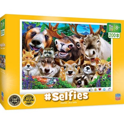 Masterpieces Puzzles 11916 Selfies: Woodland Wackiness Animals Puzzle (200pc)