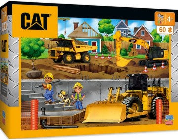 Masterpieces Puzzles 12029 Caterpillar: Construction Vehicles in My Neighborhood Puzzle (60pc)