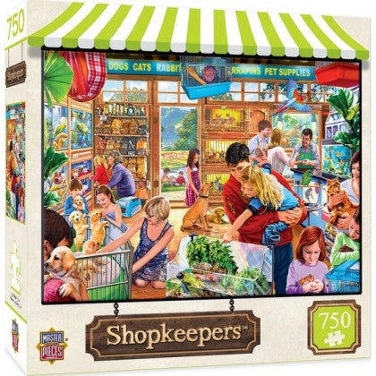 Masterpieces Puzzles 32010 Shopkeepers: Lucy's First Pet Store Puzzle (750pc)