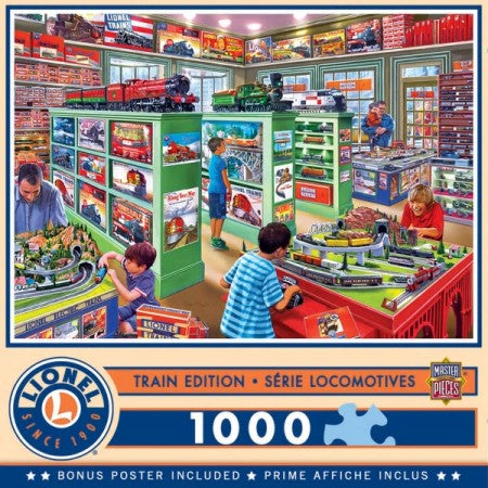 Masterpieces Puzzles 72030 Lionel: The Lionel Store Trains Puzzle (1000pc)
