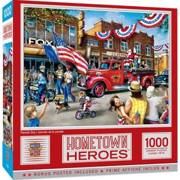 Masterpieces Puzzles 72129 Hometown Heroes: Parade Days Puzzle (1000pc)