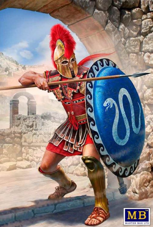 Master Box Models 32011 1/32 Greco-Persian Wars: Hoplite Warrior w/Spear & Shield #1