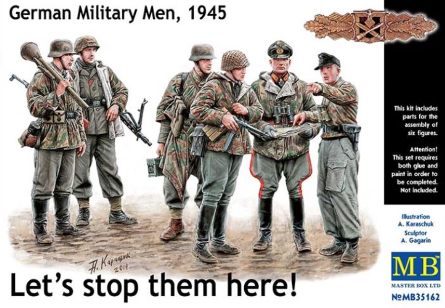 Master Box Models 35162 1/35 Let's Stop Them Here! German Military Men 1945 (6)