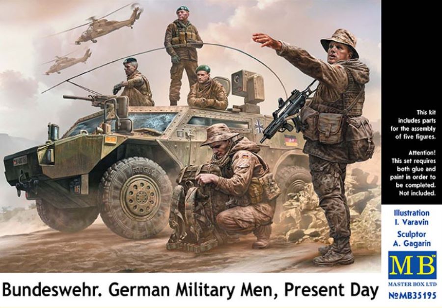 Master Box Models 35195 1/35 Bundeswehr German Military Men Present Day (5)