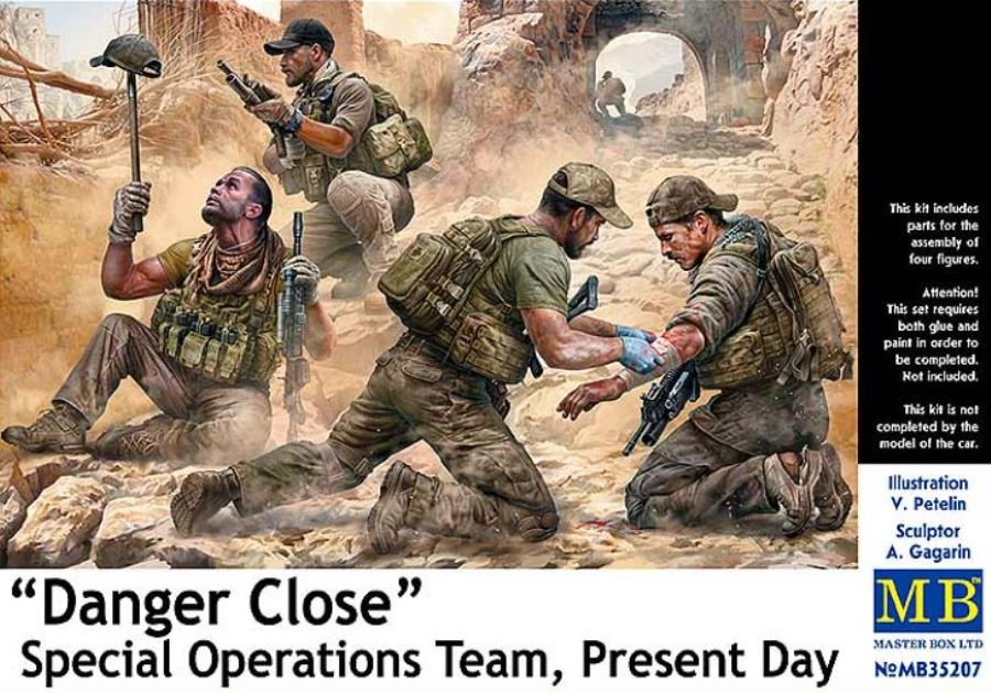 Master Box Models 35207 1/35 Danger Close Special Operations Team Present Day (4)