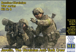 Master Box Models 35229 1/35 Russian-Ukrainian War: Javelin Weapon System Ukrainian Anti-Tank Crew (2) (New Tool)