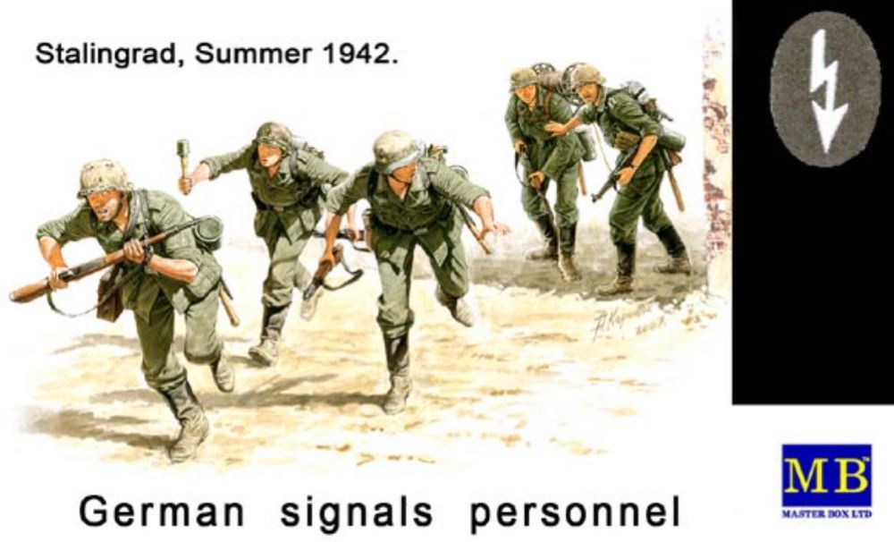Master Box Models 3540 1/35 German Signals Personnel Stalingrad Summer 1942 (5)