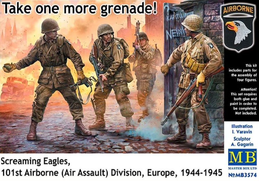 Master Box Models 3574 1/35 Screaming Eagles 101st Airborne (Air Assault) Division Europe 1944-1945 (4)