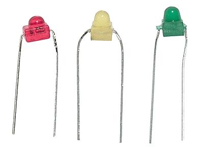 Miniatronics 1200018 All Scale Micro Mini Light Emiting Diodes (LEDs) - 1/16" 1.5mm Diameter -- 6 Each; Red, Green, Yellow pkg(18)